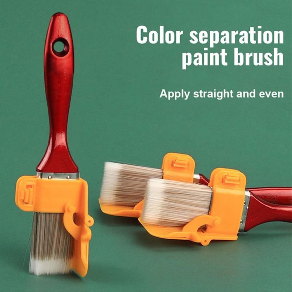 1Pcs New Lightweight Paint Brush Portable Edges Trimming Dark Corner Brush Plastic Color Separation Brush Interior Wall Roof