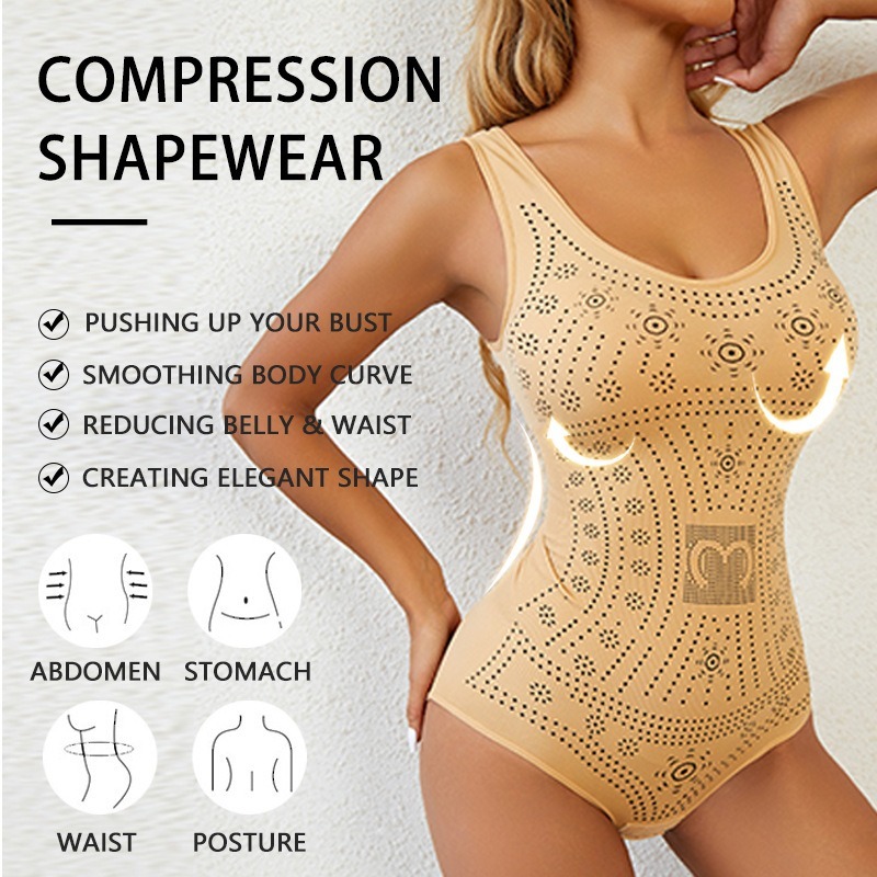 2025 New Seamless Comfy Bodysuit Shaper Printed Plus Size Shapewear Belly Slimming Body Shaper Corset Underwear Women Tank Top