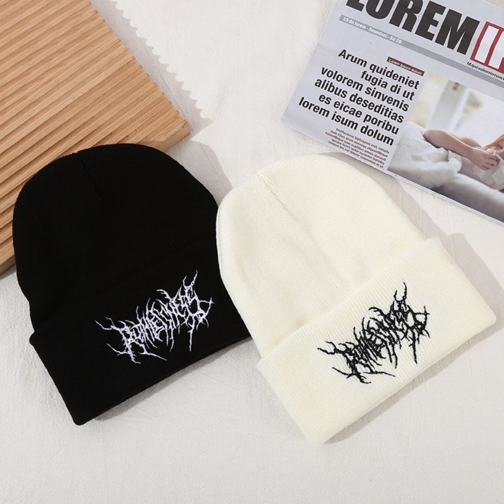 Fashion Warm Beanies Hats Casual Cold Proof Knitted Hat Windproof Pullover Hat Men