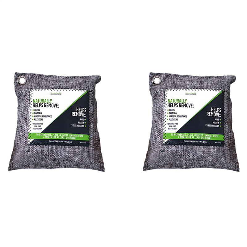 JINMY 2X Activated Carbon Car Air Freshener Natural Air Purification Bag Bamboo Charcoal Freshener Auto Parts