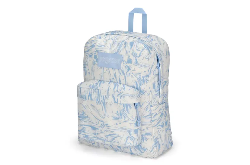 Jansport Superbreak Backpack Marbled Motion Blue for Unisex