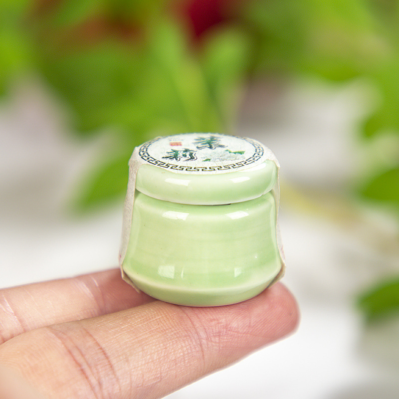 Solid Antique Balm Ceramic Jar Women Floral Body Care Plant Aromatherapy Portable Personality Perfume Wholesale