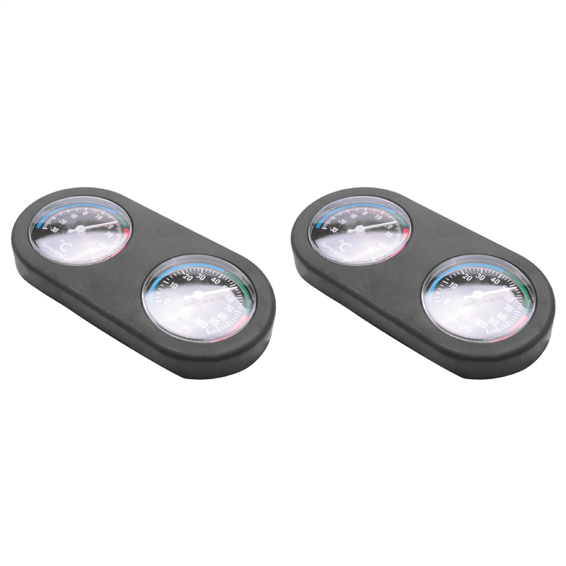FORIDE 2X Reptile Tank Thermometer Hygrometer Temperature Humidity Monitor for Vivarium Terrarium