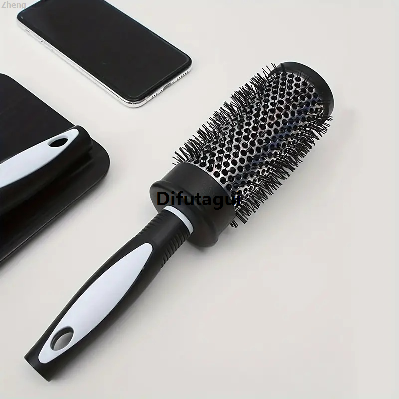 Difutagui Zheng Blow Dry Barrel Hair Comb Women Men Comb Hair Styling Hot Selling Hot Selling Round Curl Roller Nylon Brush Hot Aluminum Tube