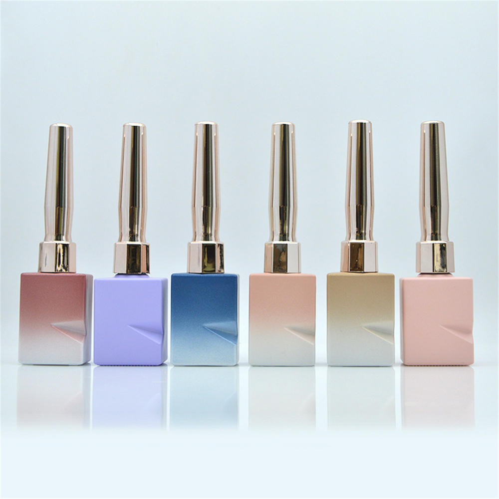gradient color 10ml separate bottles Convenient Glass Nail polish bottle Nail polish bottles for DIY nail art Professional