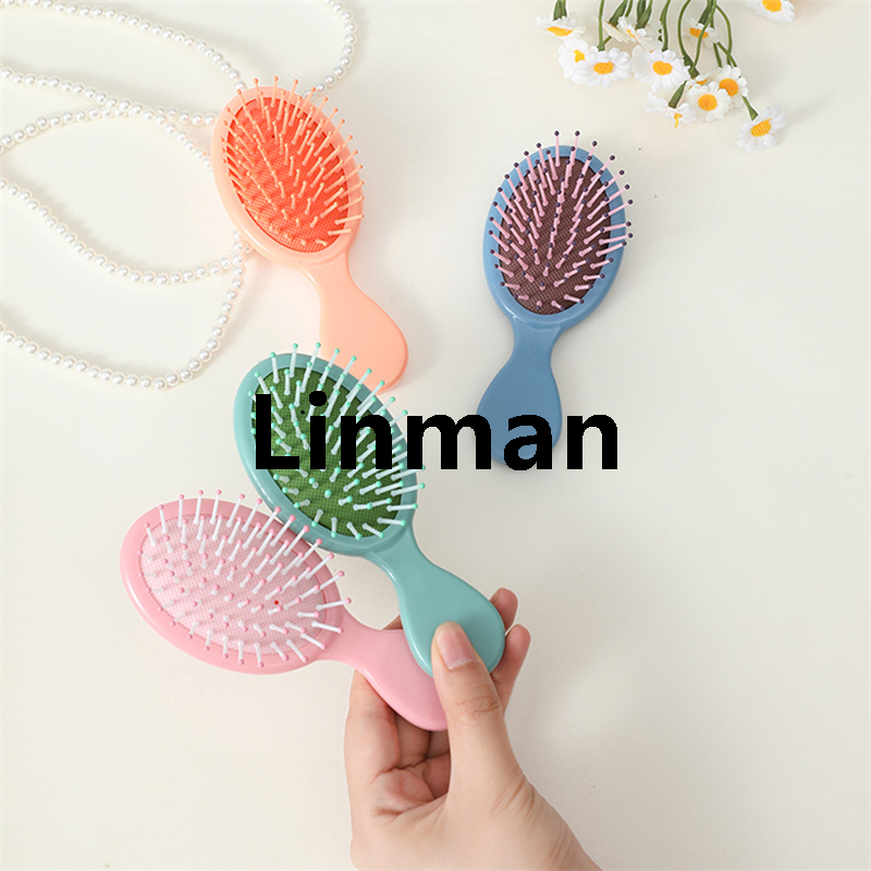 Mini Detangler Hair Brushes Massager Anti Static Air Bag Hair Comb Wet and Dry Portable Hairbrush Salon Styling Accessories