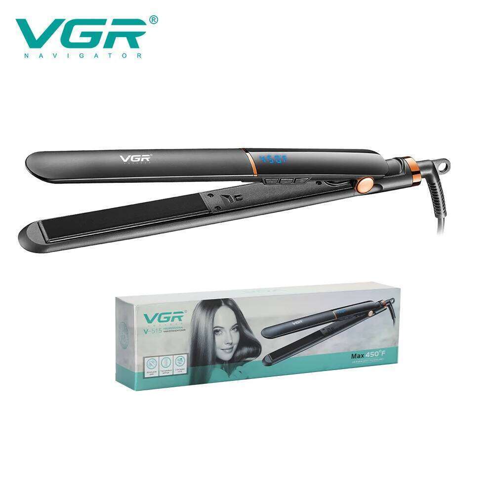 Vgr Small Smooth Short Pencil Flat Iron Mini Tiny Hair Straightening Ceramic Beard Straightener V-515