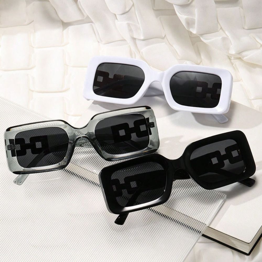 Fashion UV400 Vintage Oversized Sunglasses Women Square Sun Glasses Big Frame Eyewear for Lady