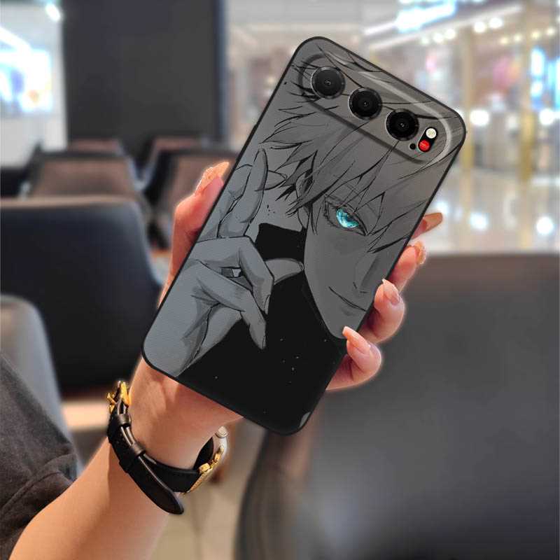 Full wrap Diagonal Phone Case For Oukitel C2 2025 Anti-knock Back Cover Graffiti Cartoon protective Lanyard Crossbody