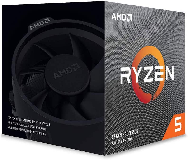 AMD Ryzen 5 3600 6-Core, 12-Thread Unlocked Desktop Processor with Wraith Stealth Cooler