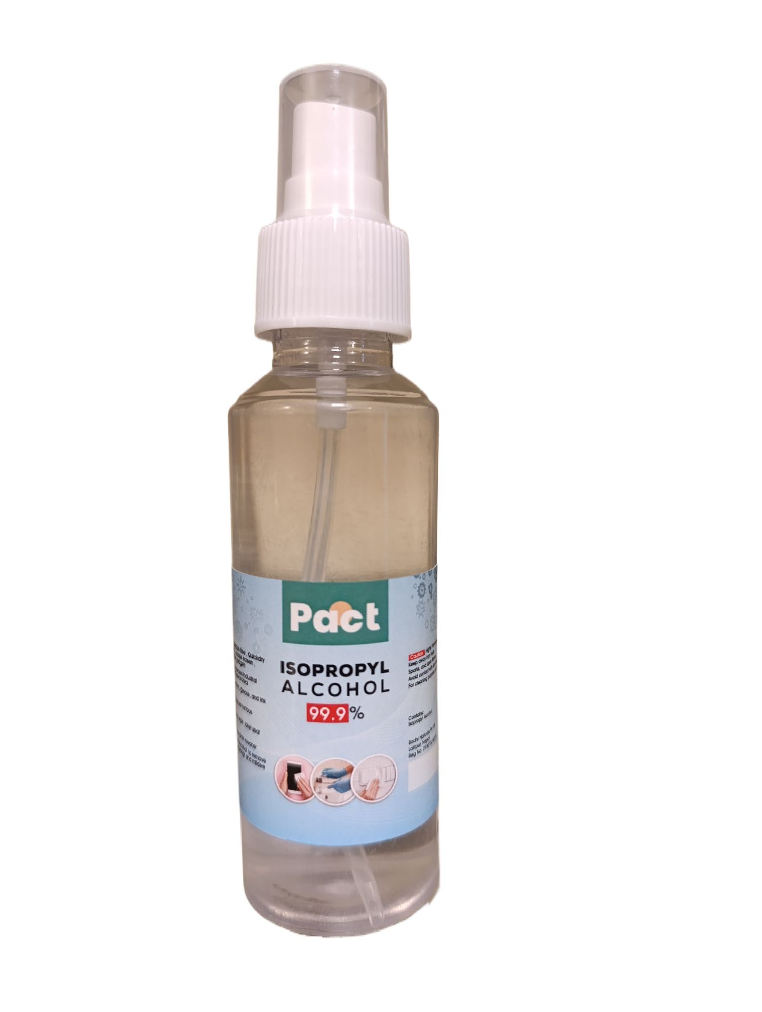 Isopropyl Alcohol 99.99% Shoe , Helmet , Derma Roller and Multipurpose Disinfectant (100 ml)