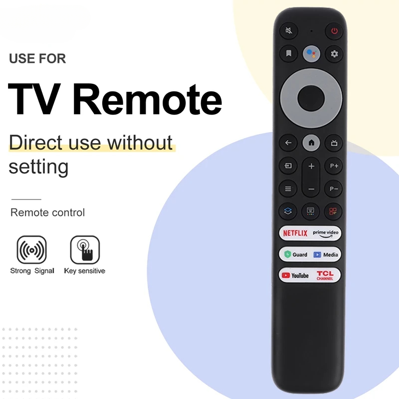 NEW 1pc Suitable For TCL Smart TV Remote Control RC902V FMR4 RC902V Universal Smart TV Infrared No Voice Version Replacement