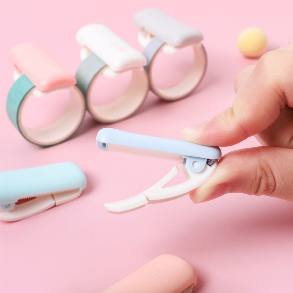 6-30mm Paper Solid Color Mini Office Stationery Accessories Clip Washi Tape Cutter Tape Dispenser