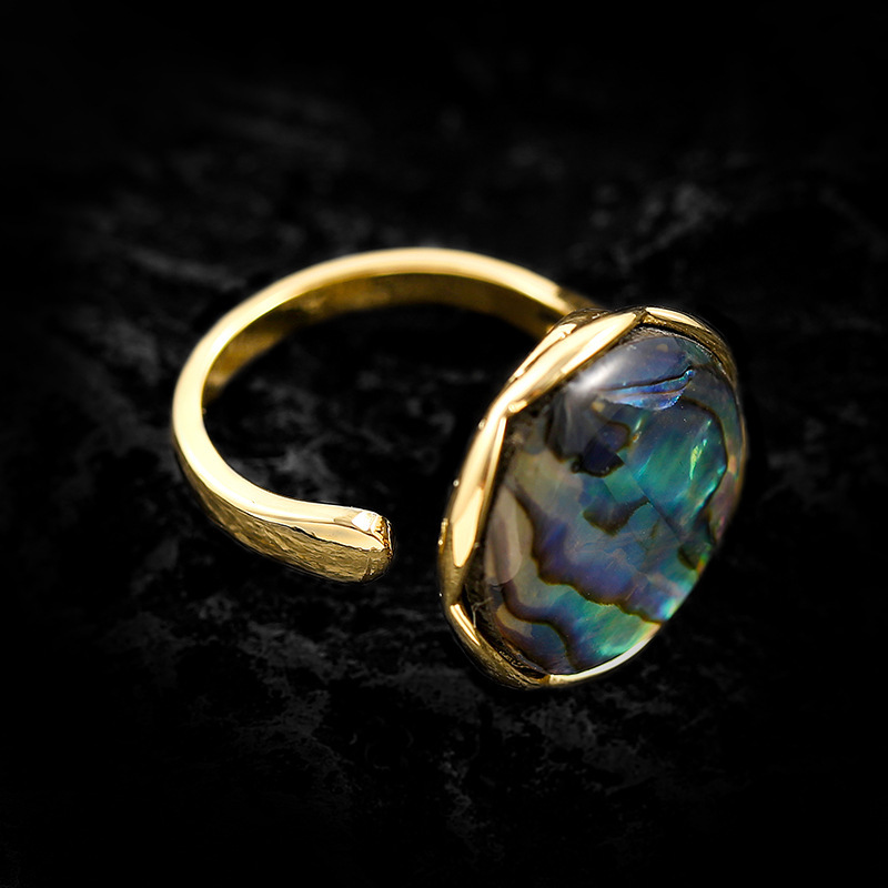 【New arrival】Retro Personality Ring Female Niche Fashion Design 2024 New Fashionable Elegant Simple Open Index Finger Ring