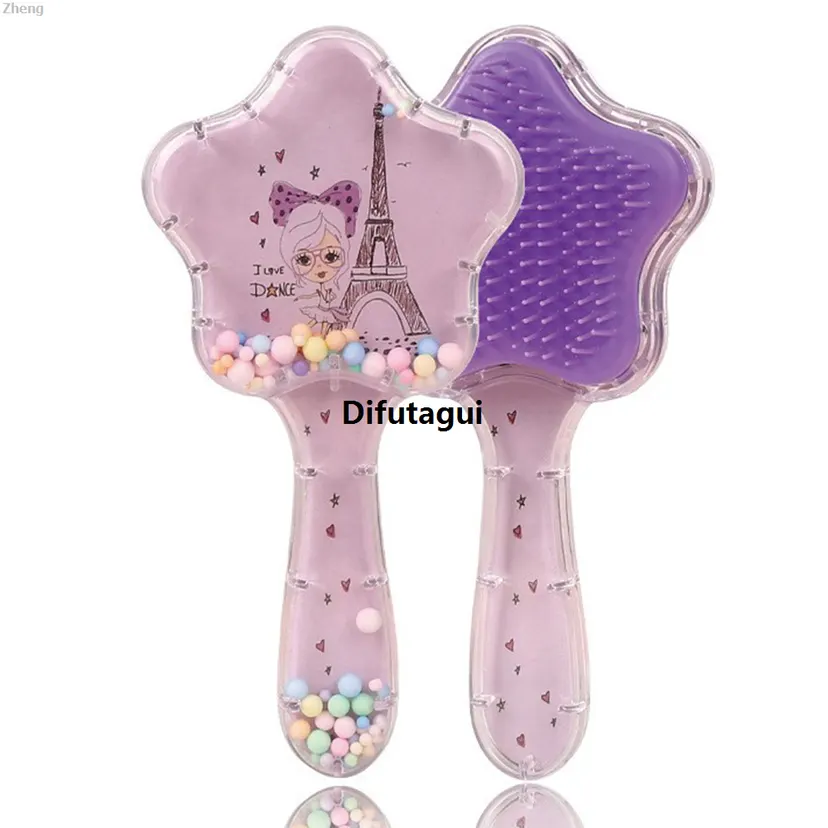 Difutagui Zheng Electric Massage Air Cushion Hair Anti-Static Flash Comb High Quality for Children and Students - Korean Cute Sand Brush