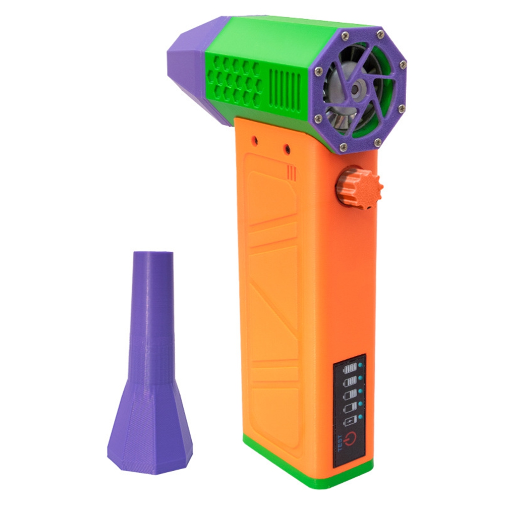 Blower Fan 140,000RPM Power Display Handheld Mini Duster High Speed Duster Cleaning Tool,Violent Blower Gray