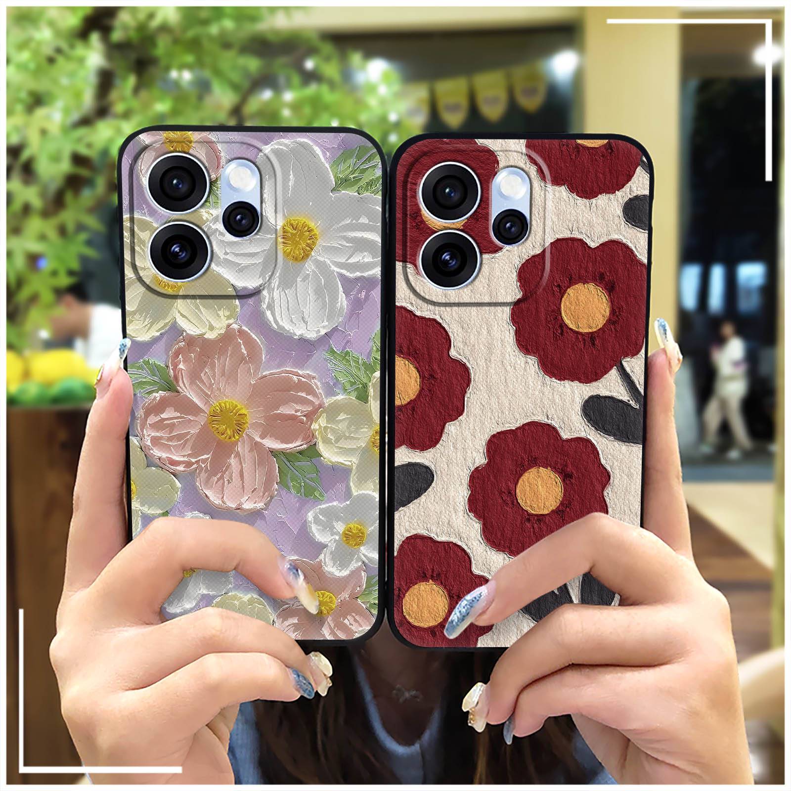 TPU Anti-dust Phone Case For Samsung Galaxy A57 5G/SM-A5760 Silicone Dirt-resistant oil painting Shockproof Back Cover