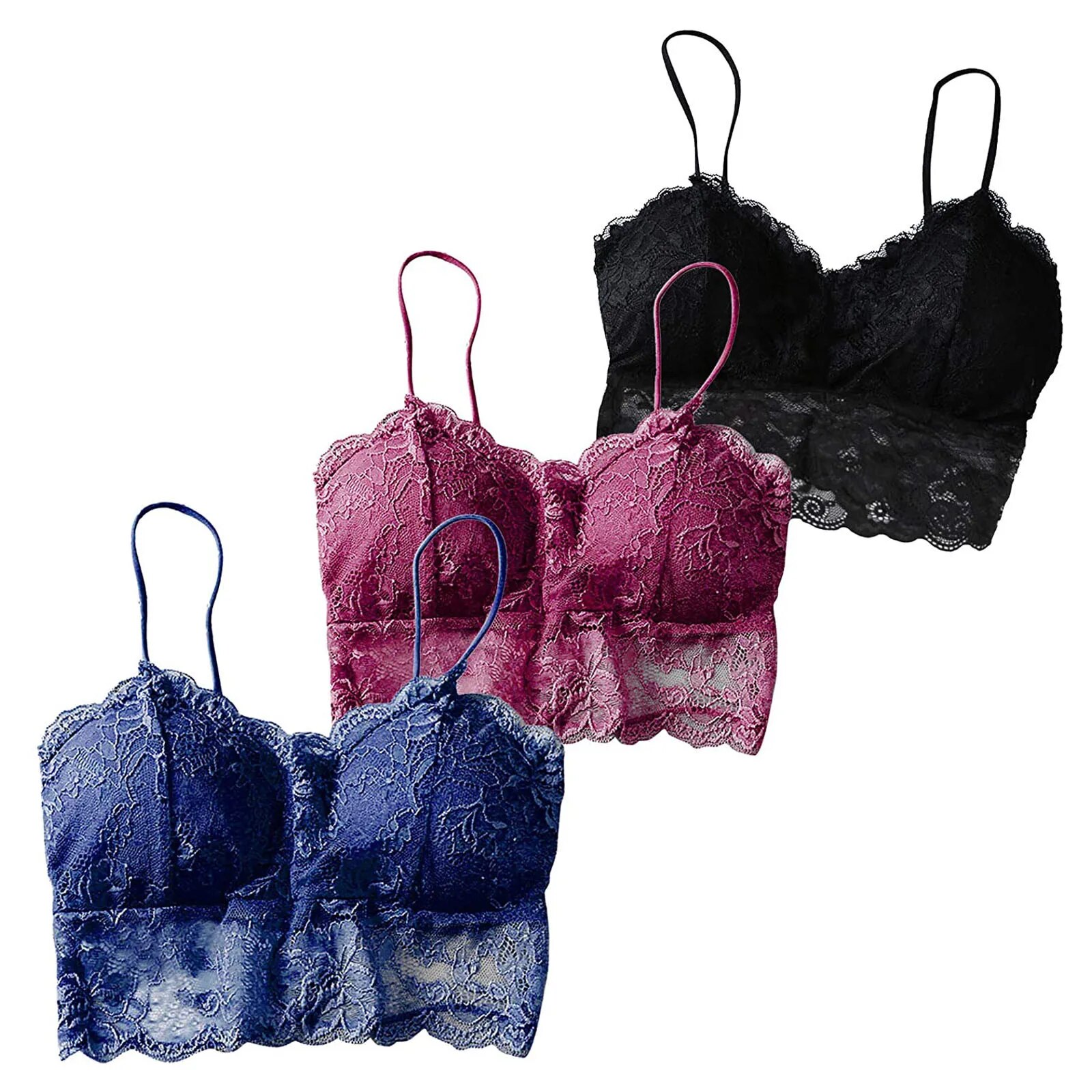 HOT 3pc Girls Lace Bra Women Fitness Bra Top Women Gym Sports Seamless Push Up Active Bra Padded Sports Top Underwear лифчик