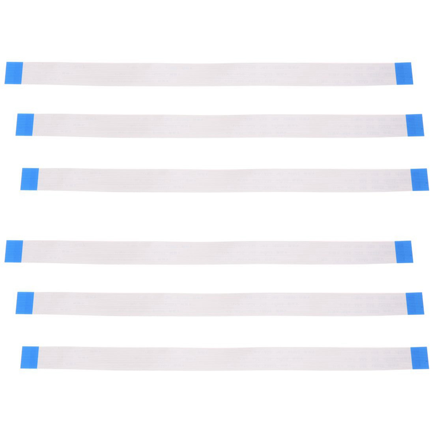 FORIDE 6 Pcs 0.5mm Pitch 200mm Length 24 Pin Flexible Flat Cables