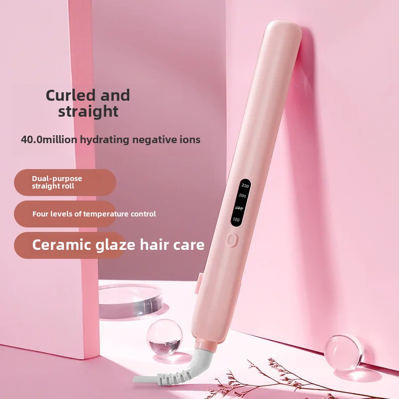 New style Suitable for Dorm USA Hair Styling Tools Small Portable Mini Hair Straightener and Curling Irons 2 Size Straightener Board