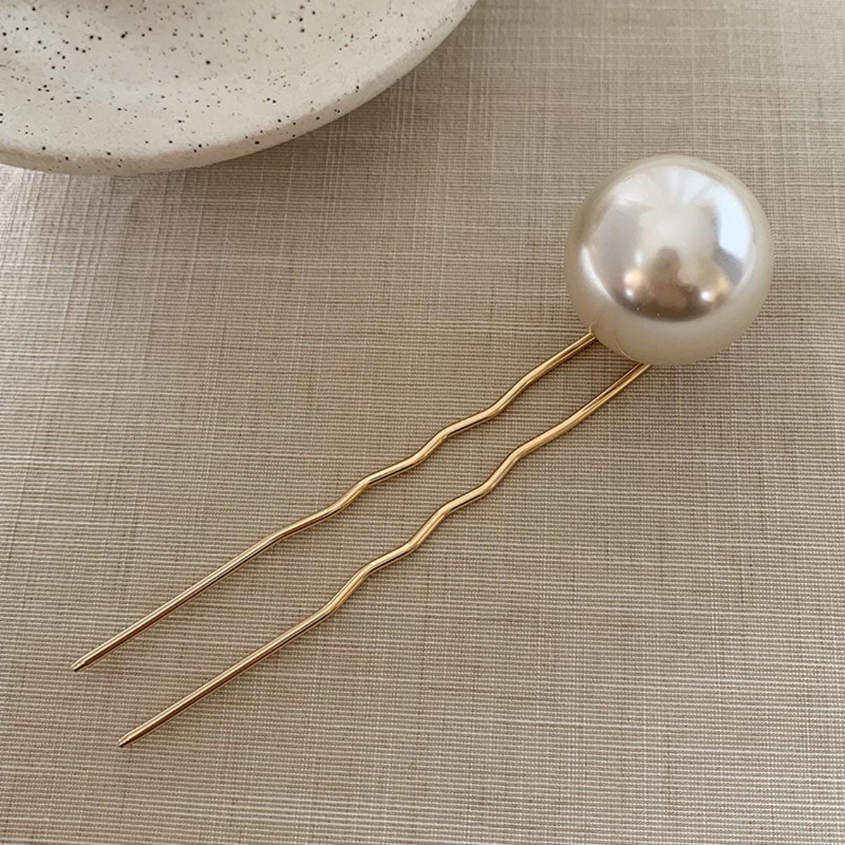 Enacolor Grace Female Pearl Hair Clip Hairclip Hair Pin for Girl Party Hair Accessories