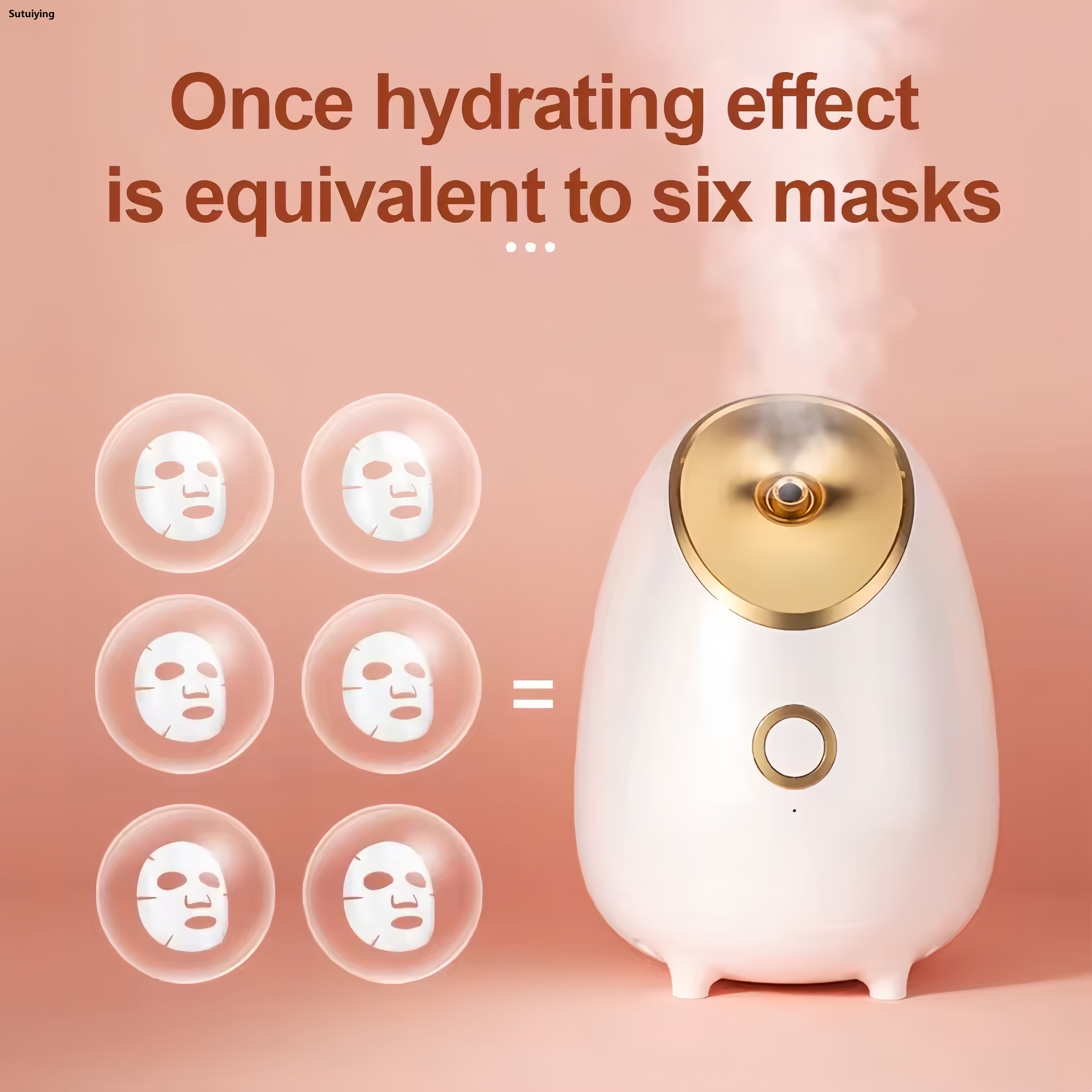Sutuiying Electric Face Steamer Nano Clean mener Women Girl Men Moisturizing Fashion SkinCare Humidifier For Facial Rehydration Rejuvenation Spa