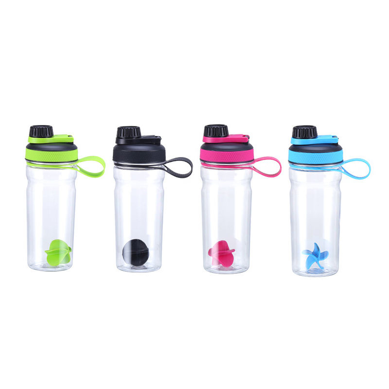 Shaker Bottle Whey Protein Powder Mixing Bottle Sports Nutrition Fitness Water Protein Shaker, Transparent, Multicolor