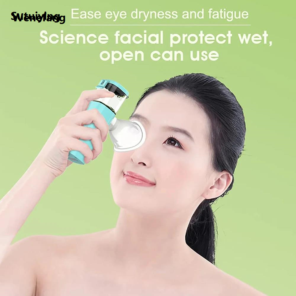 Wenefang Sutuiying Face mener Portable Eye mener with Nozzle Mini Cool Mist Facial Luxury Bargain price Steamer Handheld Hydrating Mist mener for Face and Eye