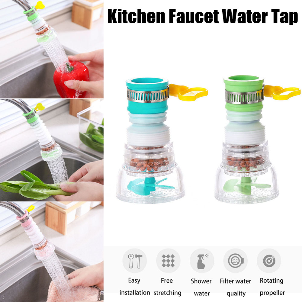 Shower Extender Splash-Proof Tap Head Flexible Adjustable Water Filter Filter Sprayer Water Purifier Kitchen Faucet