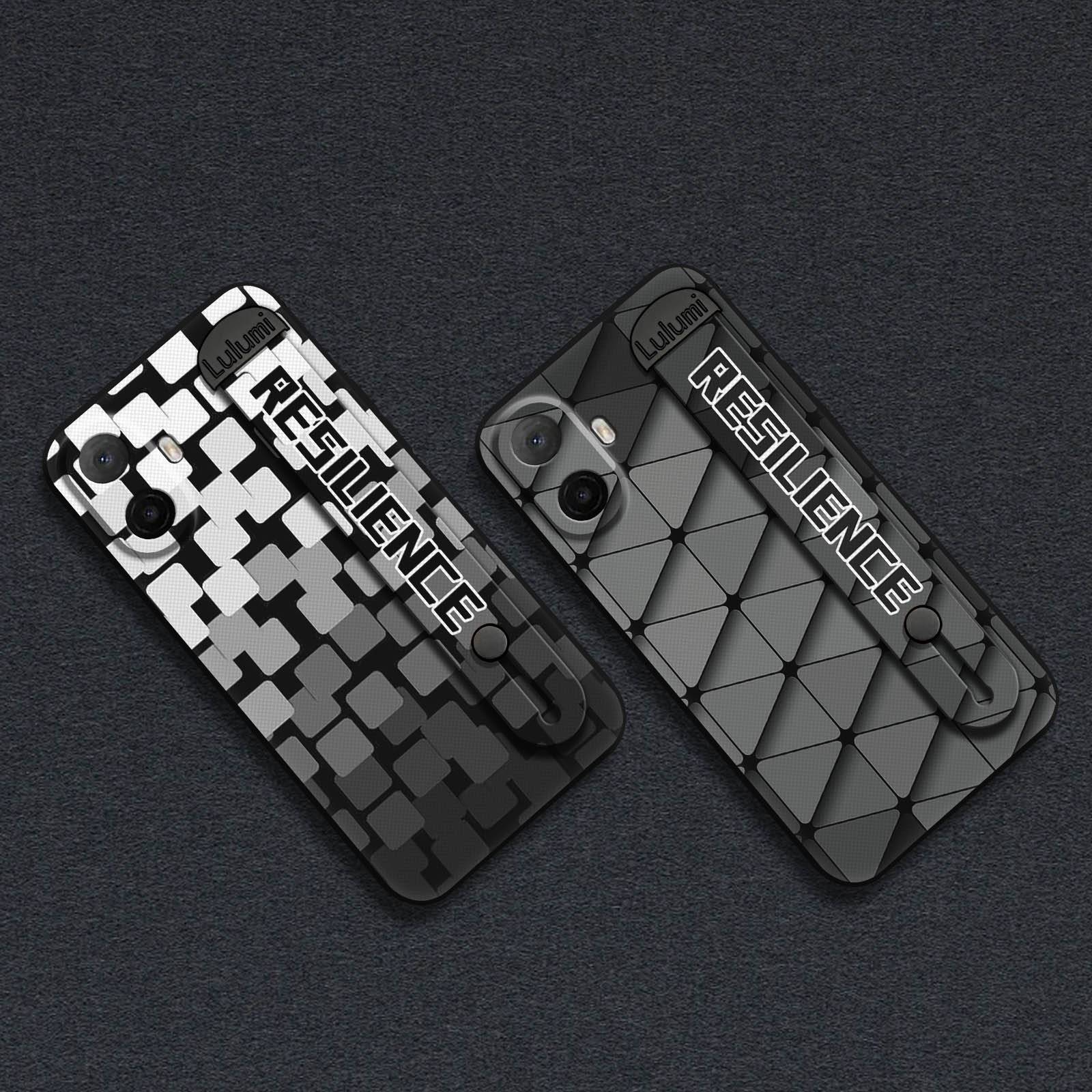 Nature Commerce Phone Case For TCL K70 5G/T522A Durable Anti-dust Fashion Design Geometry Waterproof Silicone Masculine