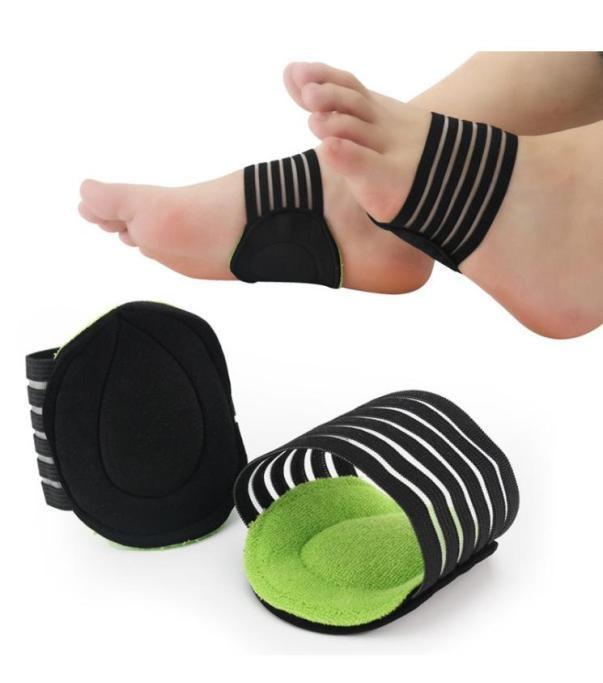 Foot Arch Support Plantar Fasciitis Heel Pain Aid Foot Run-Up Pad Feet Cushioned Cushioned Shoes Insole Sports