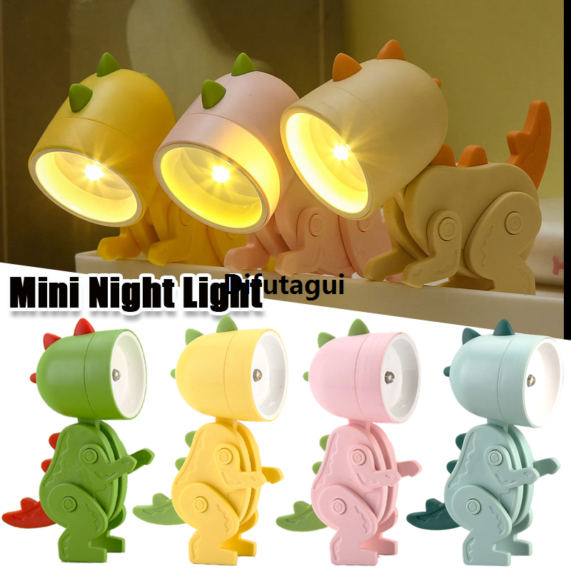 Difutagui New Year Decoration Living Room Bedroom Desktop Cartoon Mini LED Table Bargain price Lamp Creative Folding Night Light DIY Decorative Light Kids Gifts
