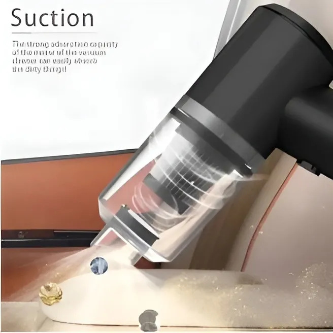 3 In 1 Wireless Handheld Car Vacuum Cleaner, 120W 9000PA Rechargeable with 4 Spouts, Portable Mini for Interior Detailing Home, Office Dust Cleaning