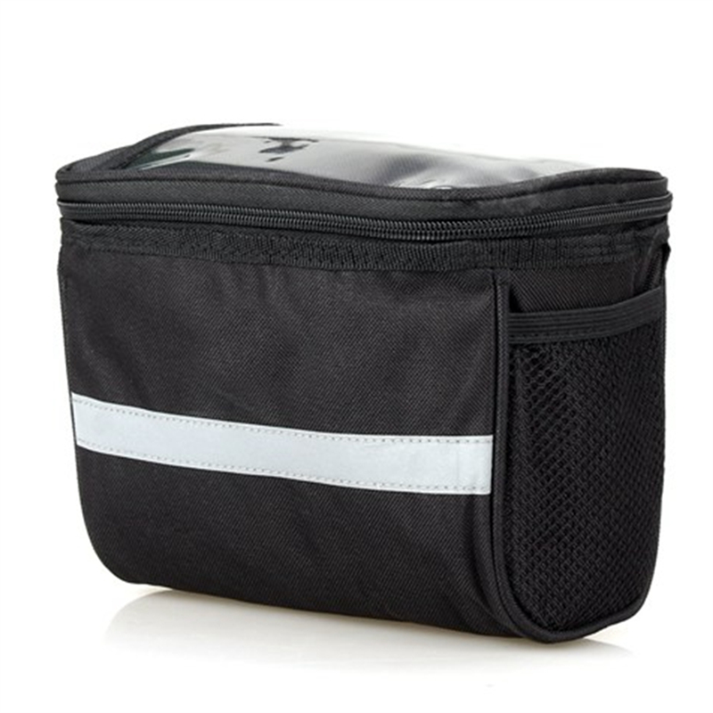 1 PCS Electric Bicycle Bag Front Pocket Front Mobile Phone Cooler Bag 21.5X16.5X13.5cm