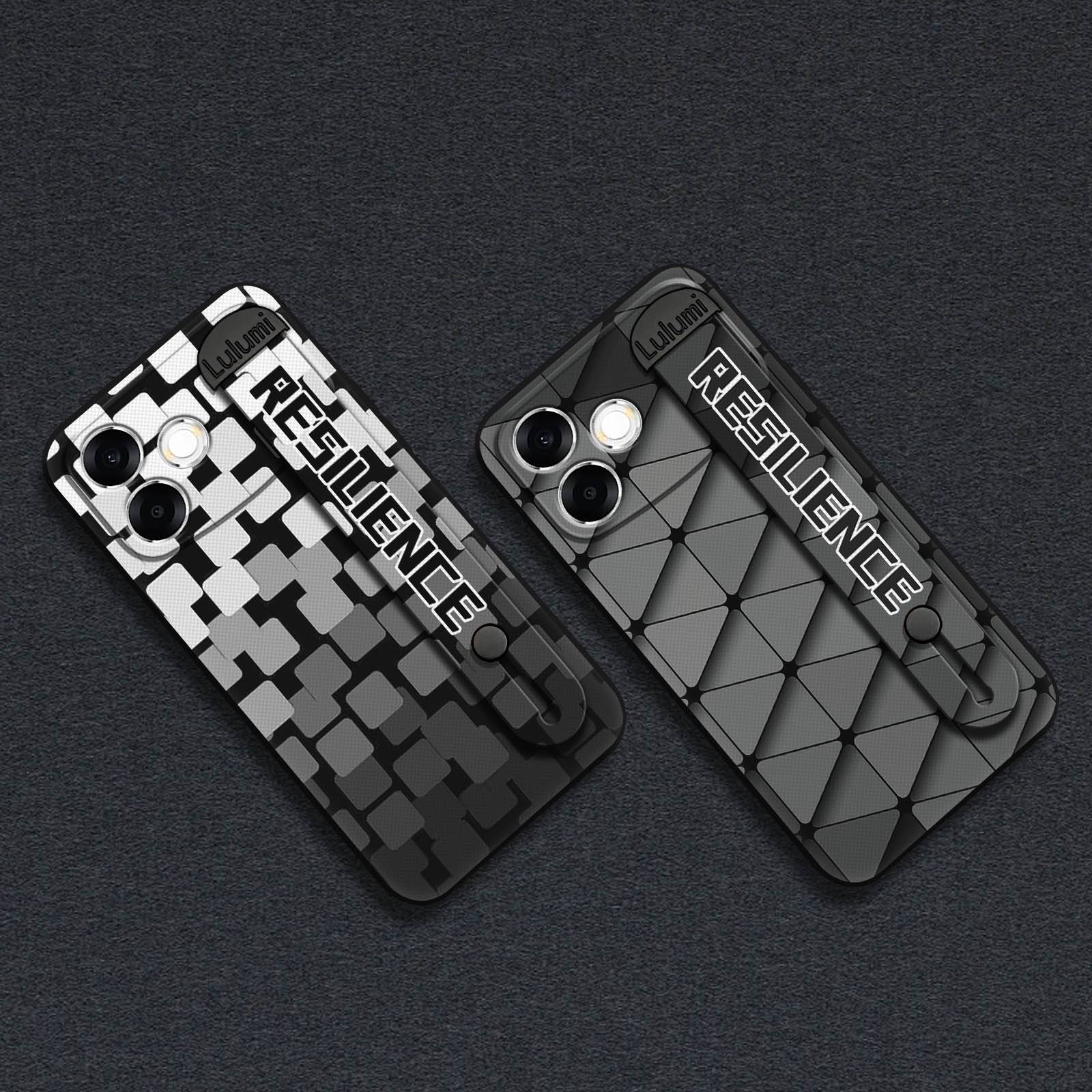 Fashion Design Anti-knock Phone Case For OPPO A6S Pro China/F33 Pro Wristband Commerce Silicone Masculine Dirt-resistant