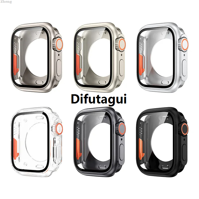 Difutagui Zheng Ultra679 Shell Hard 45mm for Apple Watch 44mm 40mm 41mm 【2025 Version】 New style PC Front and Rear Bumper for iwatch854 Changed to