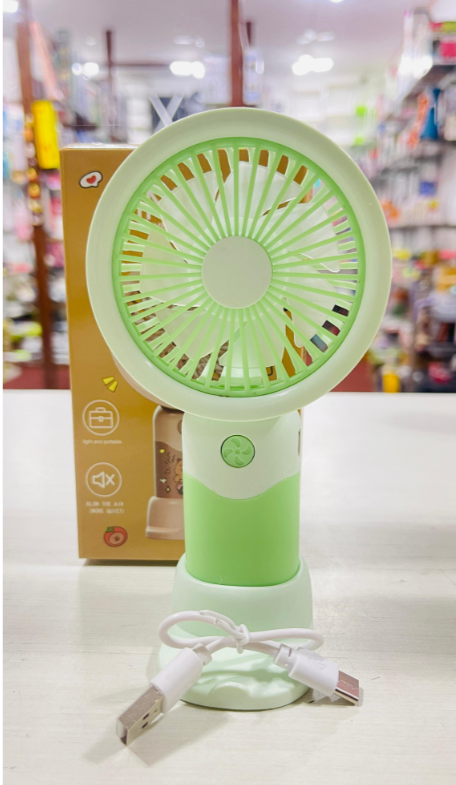 Smart Rechargeable Fan with Battery Backup, Adjustable Wind Speed and Compact Portable Design for Daily Use