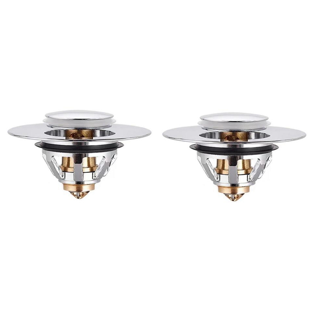 ARELENE 2X Universal Basin -Up Drain Filter Hair Catcher Bath Stopper Filter Shower Sink Strainer Plug Kitchen Accessories