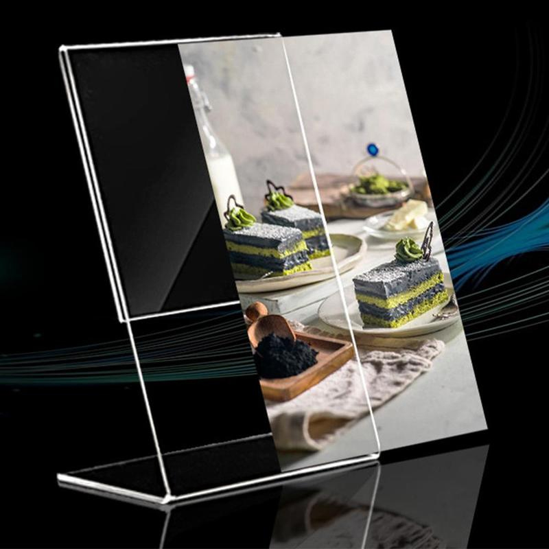 Acrylic Clear Business Card Holder Stand - 1.5mm Thick