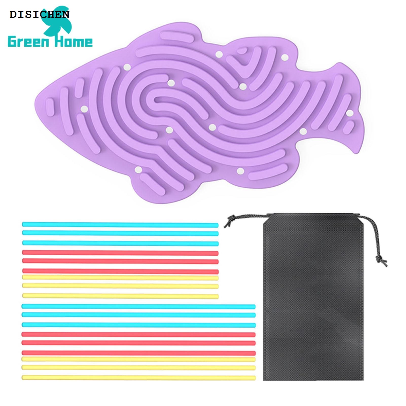 DISICHEN Bargain price Sil Sensory Board Calming Sensory Fidget for Kids Adults Stress Relief Sil Strip Board for Fine Motor Skills Development Educational Busy Board Travel-friendly Fidget Board