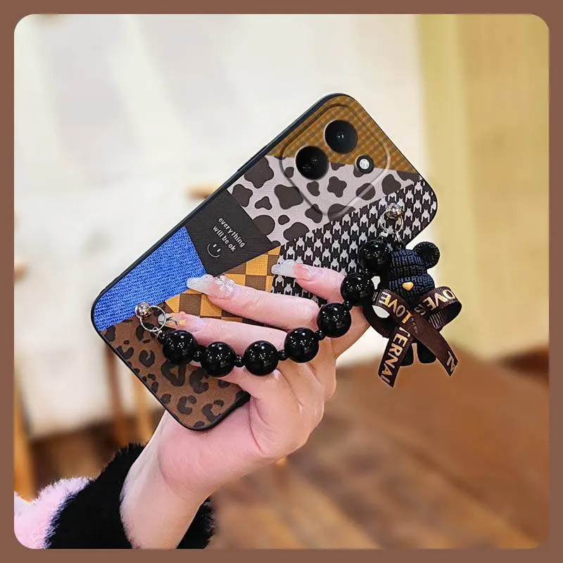protective Cute Phone Case For Vivo iQOO Z11 Turbo Anti-knock Card sleeve Cover Back Cover Waterproof Cat Dog Graffiti