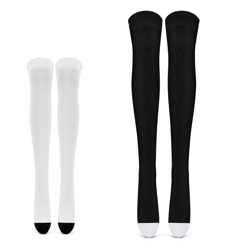 WZ015 Towel, Thin Socks Women's High Stretch Summer Socks PGM Women's Golf Knee Socks Slim Fit Thick Socks