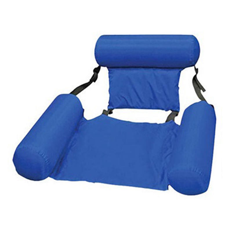 Inflatable Float Row Floating Chair Backrest Recliner Floating Bed Sofa Outdoor Inflatable Swimming Floating Chair Easy to Use