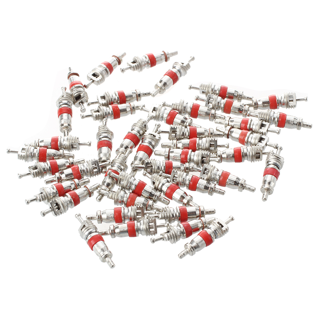OUMERY 50 pcs Car Bike Motorcycle rubber hose tubeless type valve insert valve core