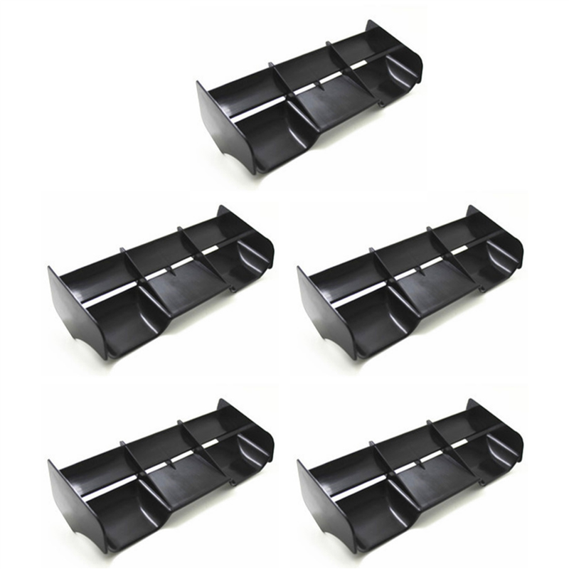 fasdaga 5X 1:8 RC Cars RC Plastic Nylon Tail Wing for 1/8 Scale Nitro Electric Powered Off Road BuggyTruck Remote,Black