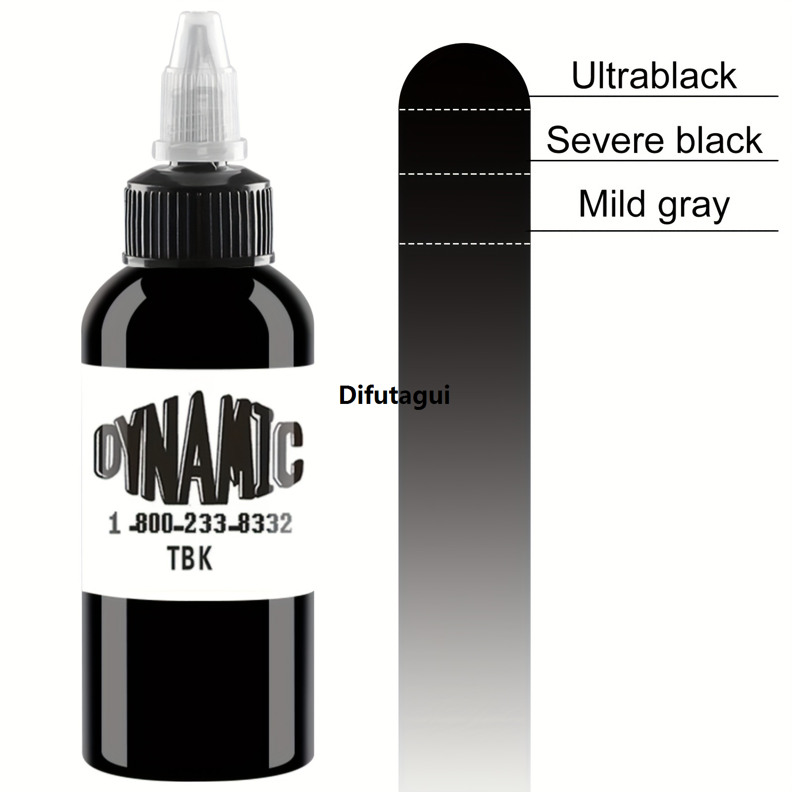 Difutagui New specials Dynamic Triple Black Pigment Tattoo Ink 30ml 60ml 90ml 120ml Portable Tattoo Ink Tattoo Supply For Body Drawing Teng Tattoo Material