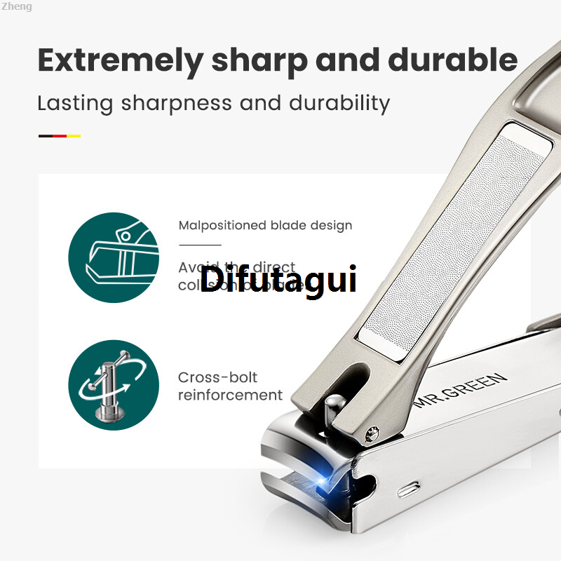 Difutagui Zheng Splash nail clippers Mr. Stainless Steel. Green Steel Resistant Hot Selling New style Nail Clippers Nail Art Tools Biomimetic Design Nail Trimmer