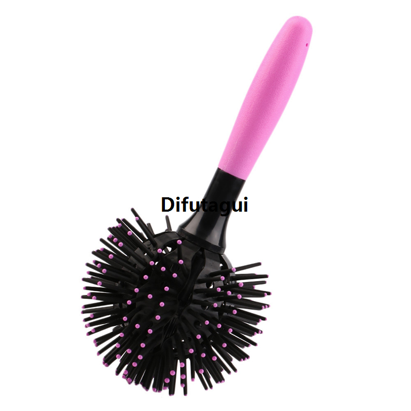 Difutagui Hairbrush Tool Spherical 360 Makeup Salon Hairbrush Round 3D Combing Affordable Styling Unknotting Heat-Resistant Hair Brush Whole House