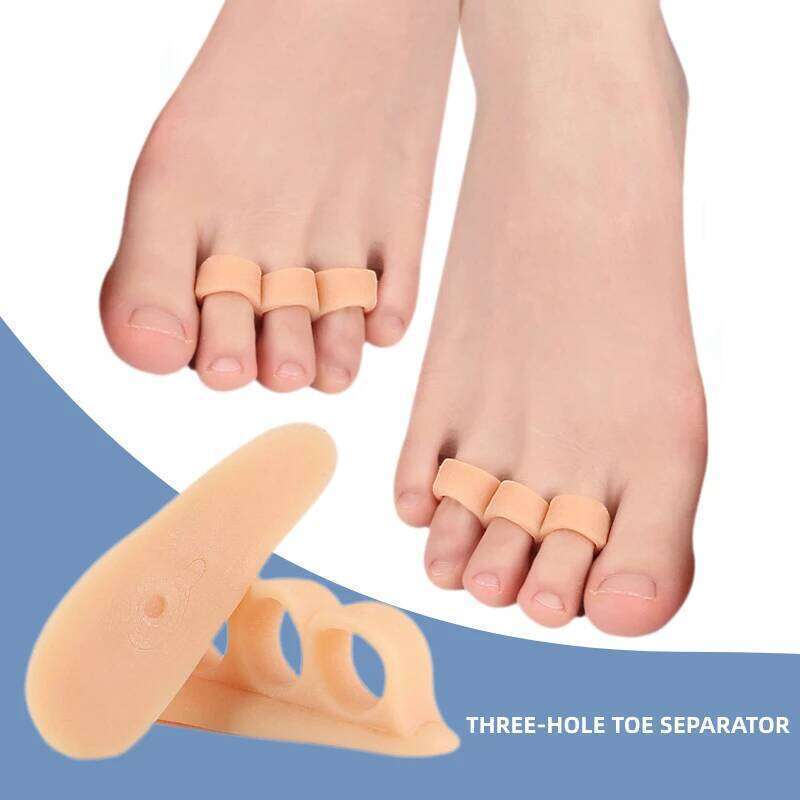 2pieces=1pair Gel Silicone Bunion Corrector Toe Separators Forefoot Pads Orthopedic Braces Orthotic Hallux Valgus Spacers