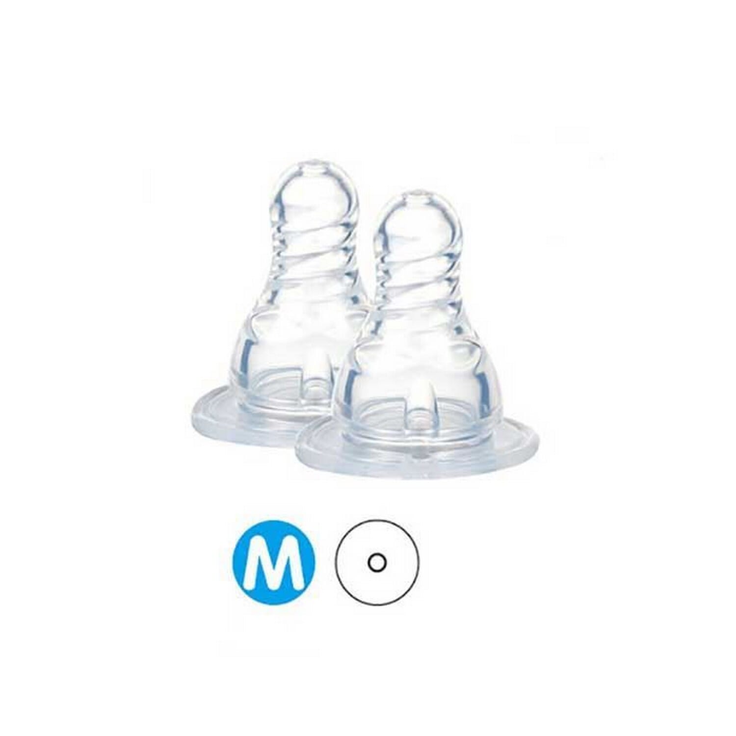 2PC Mumlove Wide Neck Nipple BPA Free (3-6 Months)